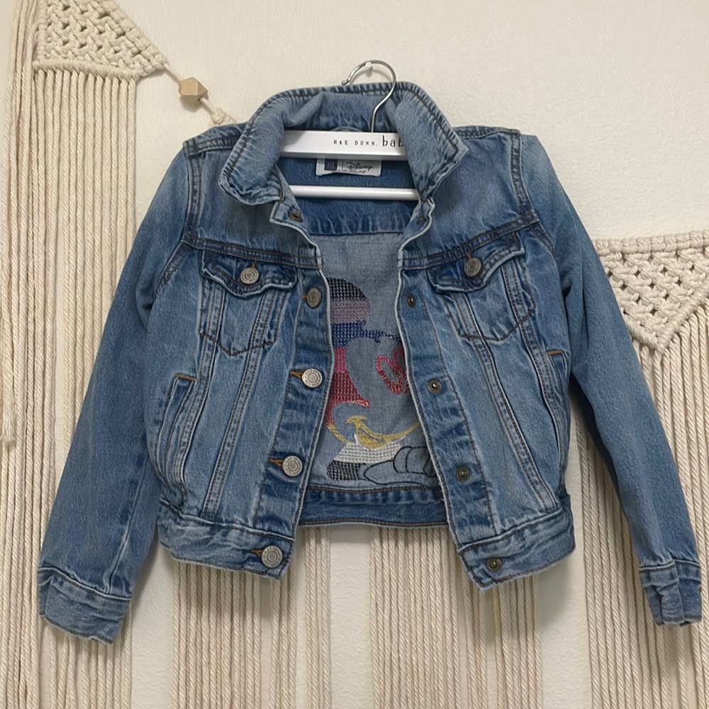 Gap Disney jean jacket toddler